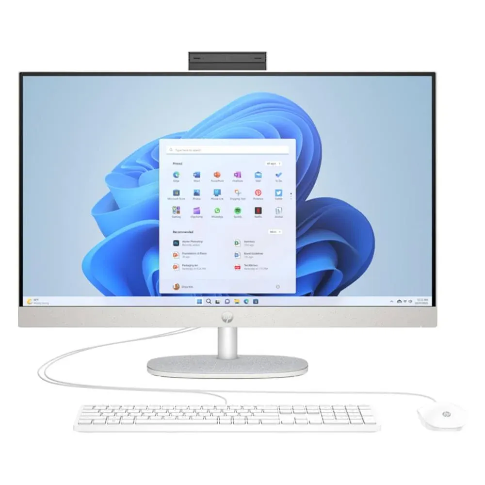 All-In-One HP 27-cr0005np 27" FHD R5 7520U 16GB 512GB S/so Bege