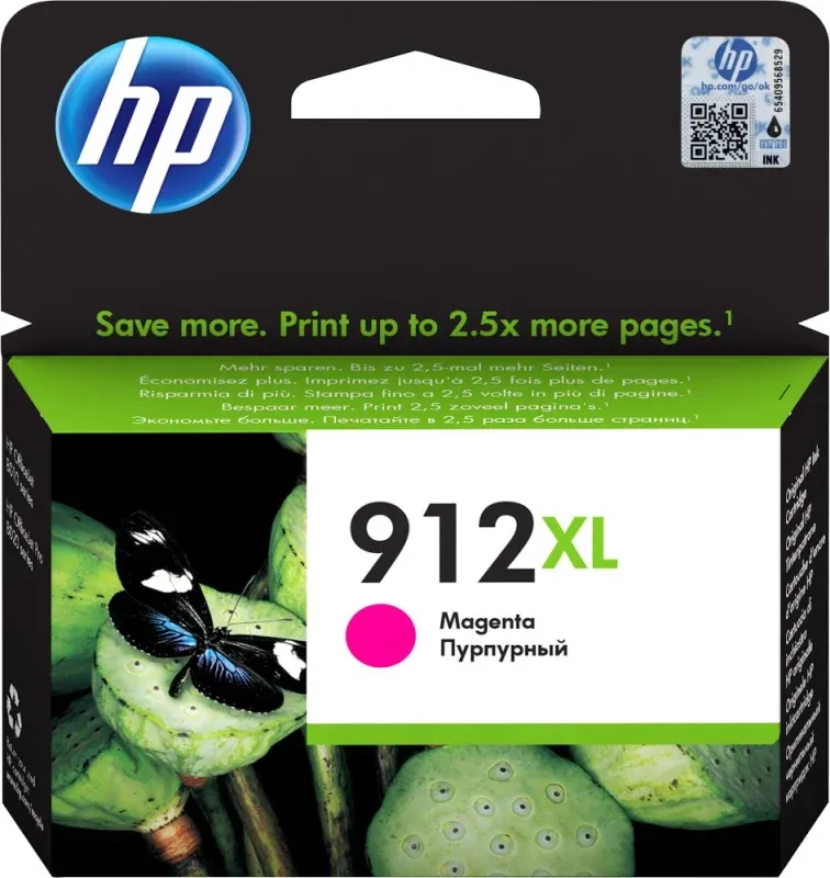 HP TINTEIRO ALTO RENDIMENTO MAGENTA 912XL