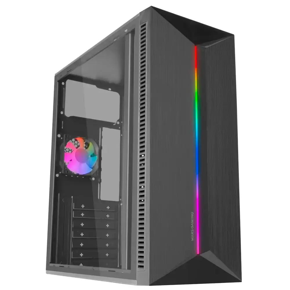 Caixa ATX Mars Gaming MC-BLAZE FRGB Preta