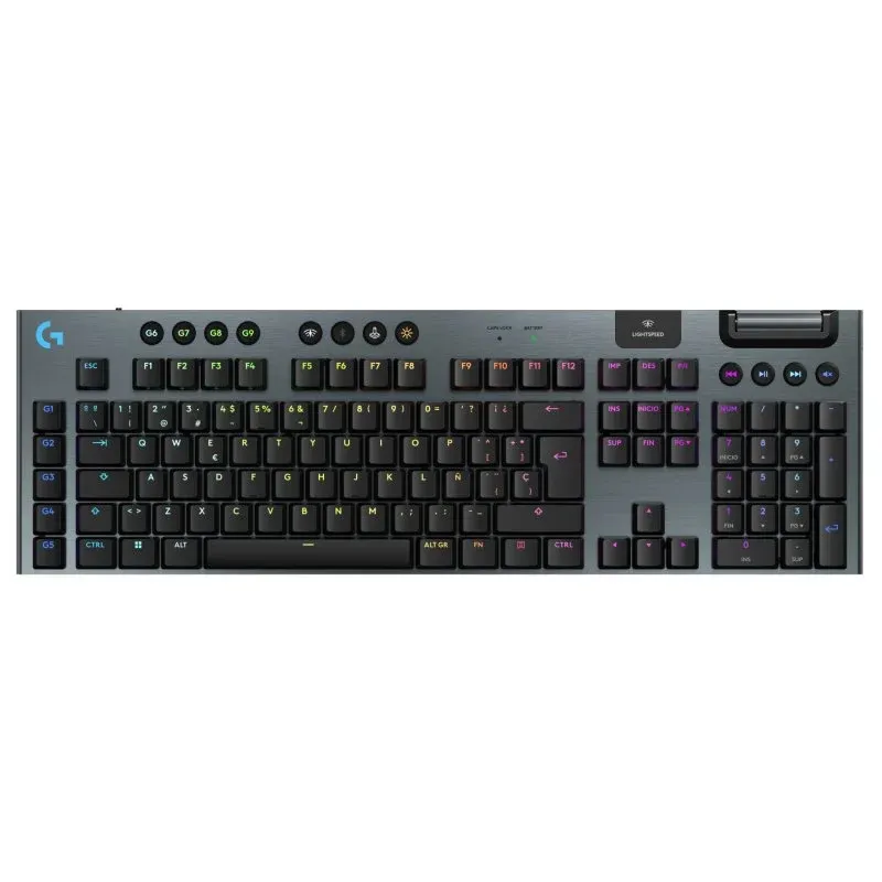 Logitech G915 X LIGHTSPEED Teclado Mecânico Gaming Sem Fios GL Tactile PBT Preto