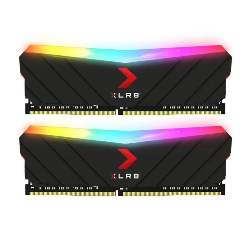 Memória Ram PNY XLR8 RGB DDR4 3600Mhz PC4-28800 16GB 2x8GB CL18