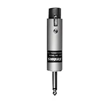 Ficha Adaptadora Shure A85F XLRF/JACK6.5 24db