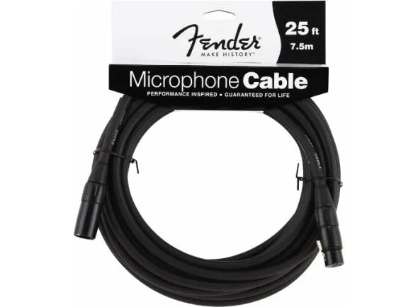 Fender Cabo Microfone XLR 7.5m