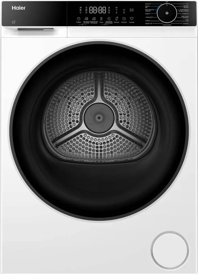 Máquina de Secar Roupa HAIER HD100-D357NU1-IB (10 kg - Bomba de Calor - Branco)