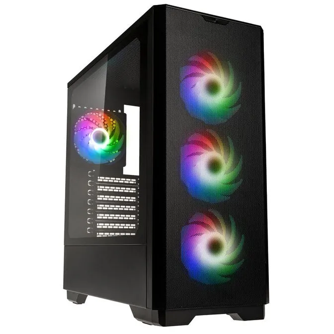 Caixa ATX Kolink Unity Solar ARGB Mesh Preto