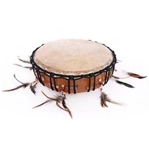 Tambor Xamanico Adamastor Shaman 30cm sem maceta