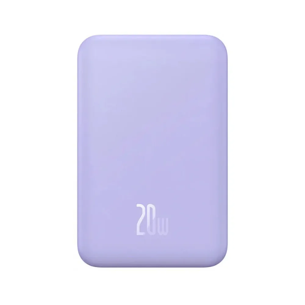 Powerbank Baseus Magnetic Mini 5000mAh 20W Roxo