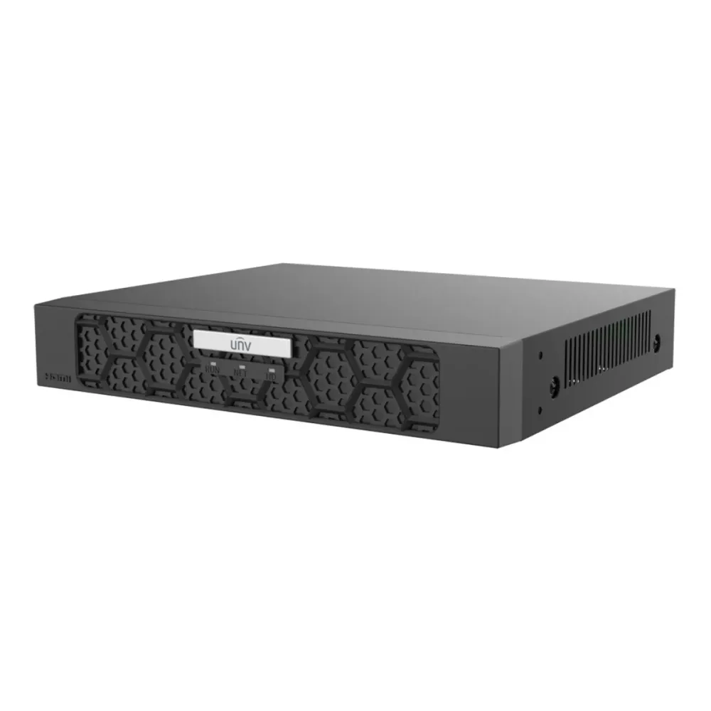 Gravador NVR Uniview 16 Canais IP 4K Preto - UV-NVR501-16B-IQ