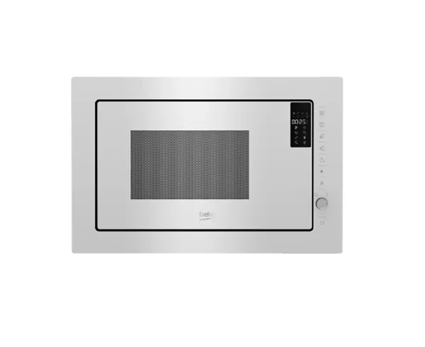 HORNO MICROONDAS INTEGRABLE BEKO BMGB 25333 WG 25 LITROS CON GRILL BLANCO