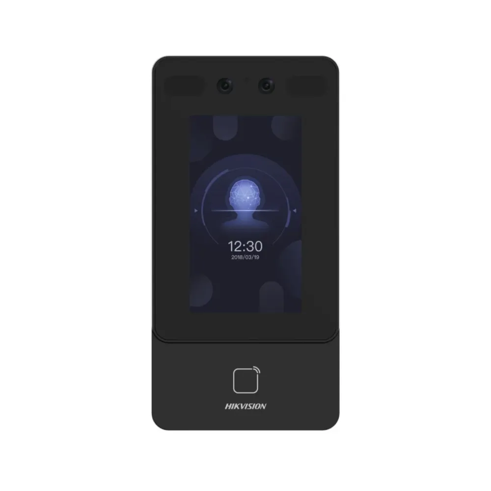 Controlo de Acesso PoE Hikvision Facial, Cartão EM, QR e PIN - DS-K1T342EX-E1