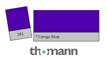 Lee Filter Roll 181 Congo Blue