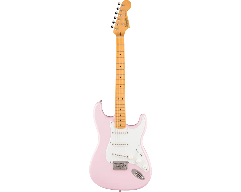 Squier by Fender Classic Vibe 50s Stratocaster HT MN PPG Shell Pink