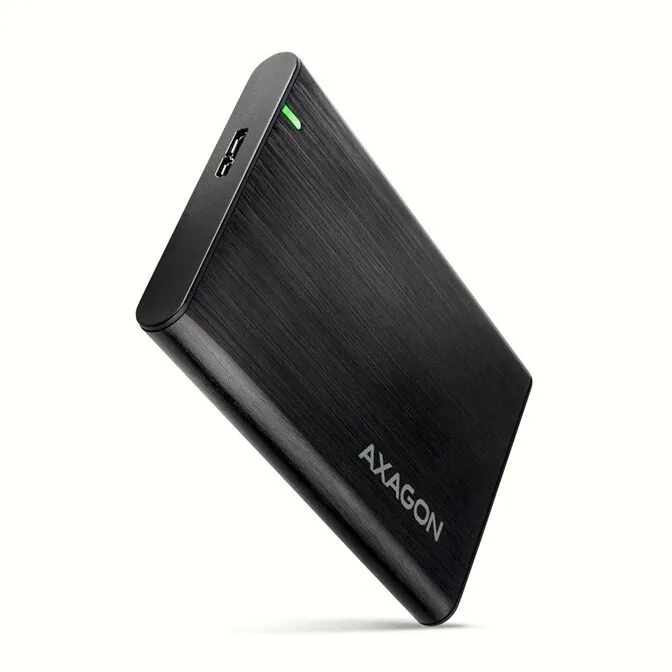 Caixa HDD Externa AXAGON EE25-A6M USB3.0 - SATA 6G 2.5" SCREWLESS ALU Preta