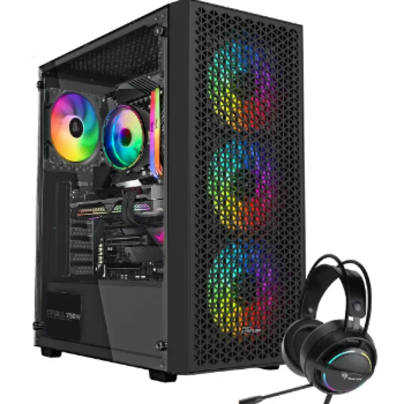 Caixa ATX SLAYER RX24 AIRFLOW 3XFAN ARGB Vidro Mesh Frontal