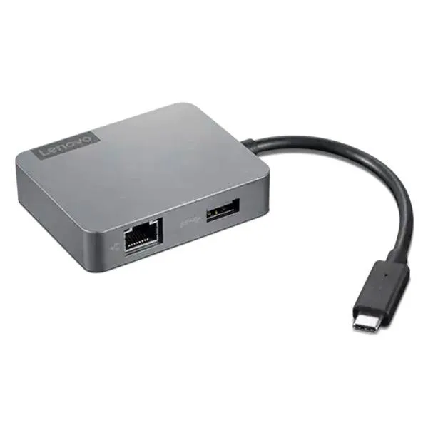 Adaptador USB-C Lenovo Travel Hub Gen2 (HDMI + VGA + USB + RJ45)
