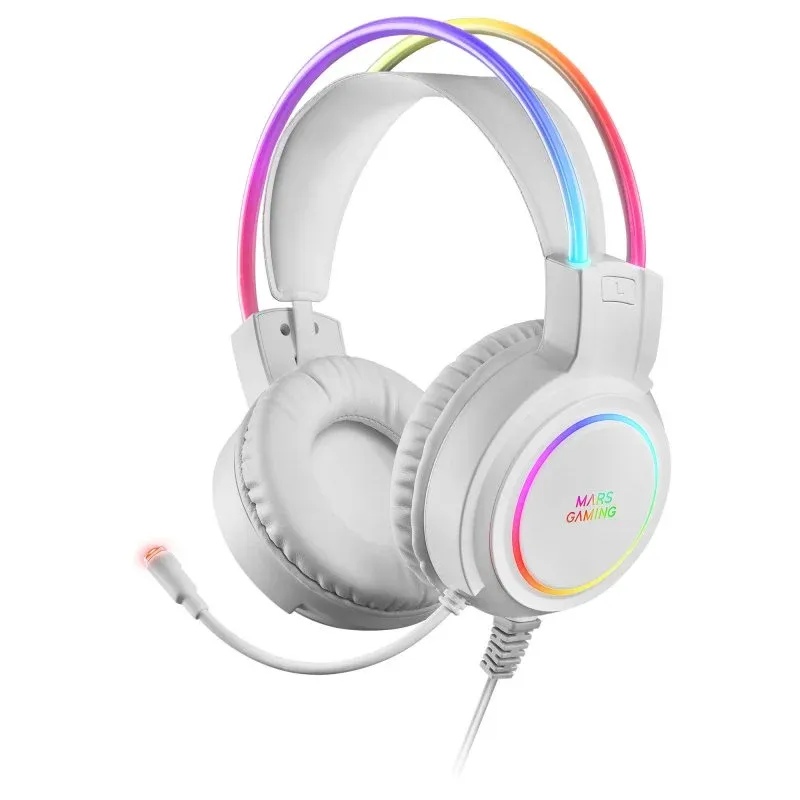 Mars Gaming MHRGBW Headset Gaming RGB Branco