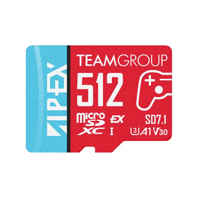 Cartão Team Group MicroSD Express Nintendo Switch 2 / ROG Ally 512GB