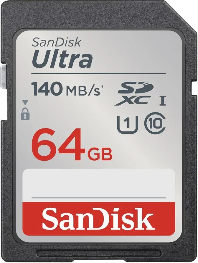 Cartão SanDisk Ultra SHDC/SDXC UHS-I C10 U1 64GB