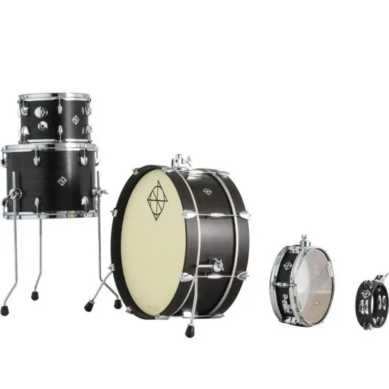 Dixon Little Roomer 5pc Shell Pack PODL520BKC Satin Black Coal Lacquer