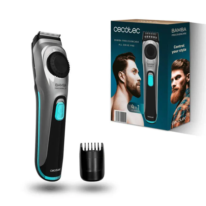 Aparador de Barba Sem Fios Cecotec Bamba PrecisionCare AllDrive Pro