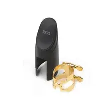 Abraçadeira/Tapa Boquilha Sax Tenor Rico HTS1G Dourado
