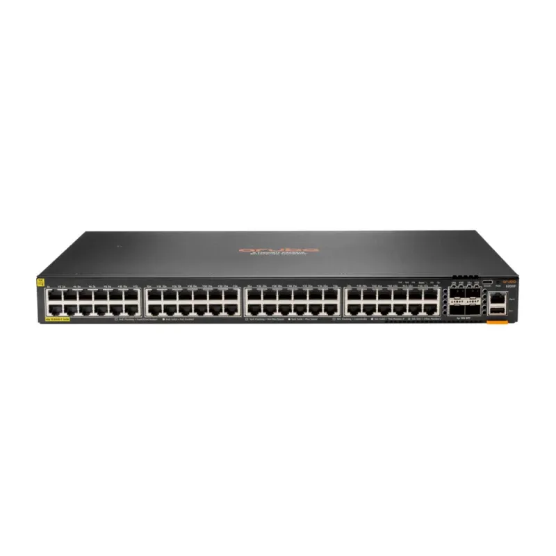 Switch HPE Aruba Networking CX 6200F 48G Class4 PoE 4SFP+ 740W