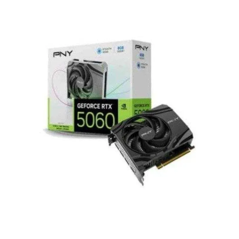 Placa gráfica PNY GeForce RTX 5060 8GB GDDR7 Reflex 2 RTX AI DLSS4