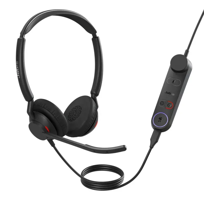 Jabra Engage 50 II MS Stereo - Auscultadores - no ouvido - com cabo - USB-C, USB-A - isolamento de ruído - Certificado para Microsoft Teams, Certificação Unify, Certificação Google Meet, Certificação Amazon Chime, Works With Chromebook Certified, Cis
