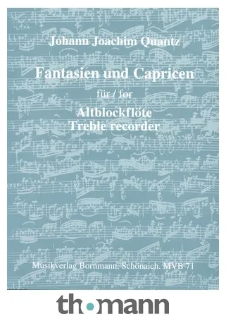 Johannes Bornmann Quantz Fantasien und Capricen