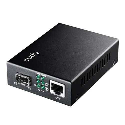 Conversor Fibra Cudy MC220 Gigabit