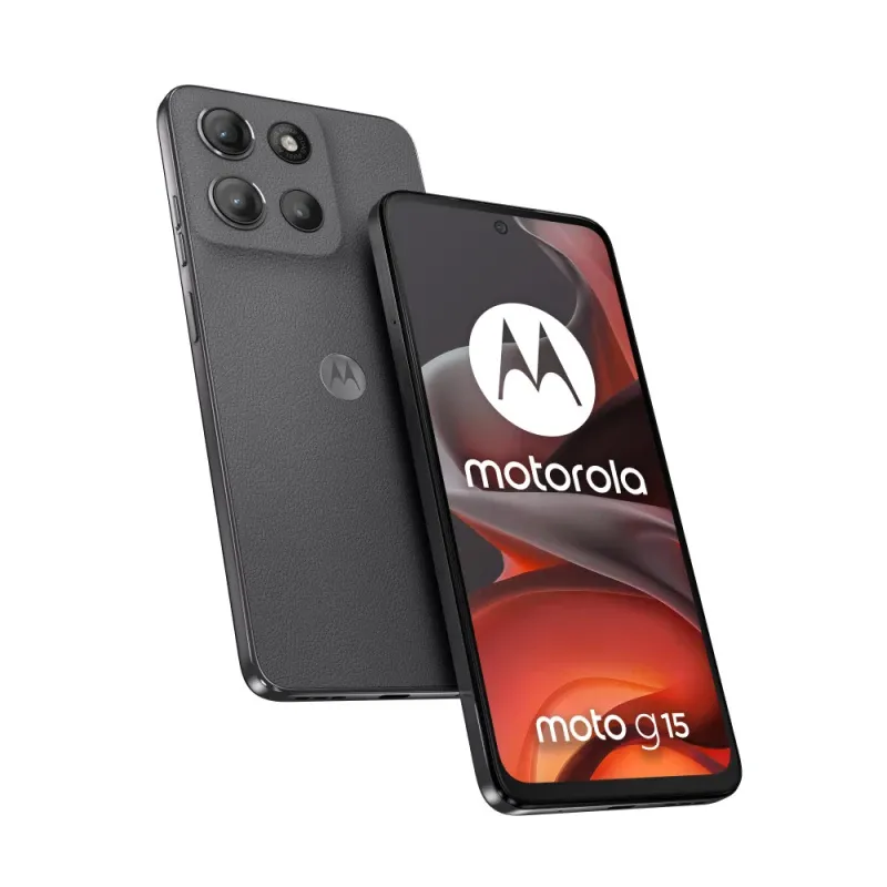 Smartphone Motorola moto G15 6.72" Dual SIM 4G 8GB 256GB 5200 mAh Cinza