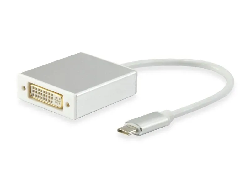 EQUIP ADAPTADOR USB-C – DVI-I DUAL LINK M/F