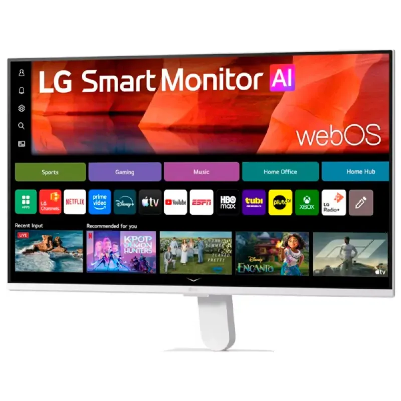 LG MONITOR IPS 27" FHD SMART MONITOR HDMI USB COLUNAS WEBOS 27U511SB-W