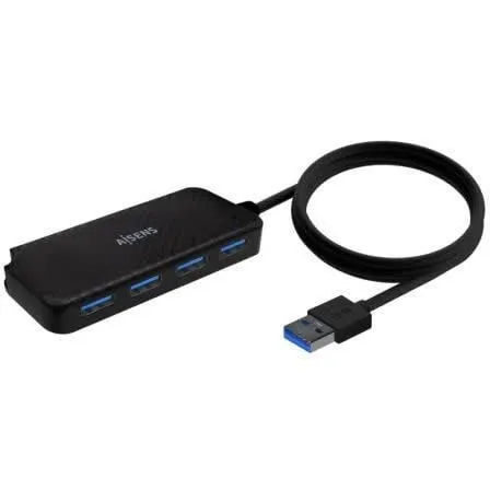 Hub USB 3.0 4x USB 3.0 Fêmea 60 cm Aisens