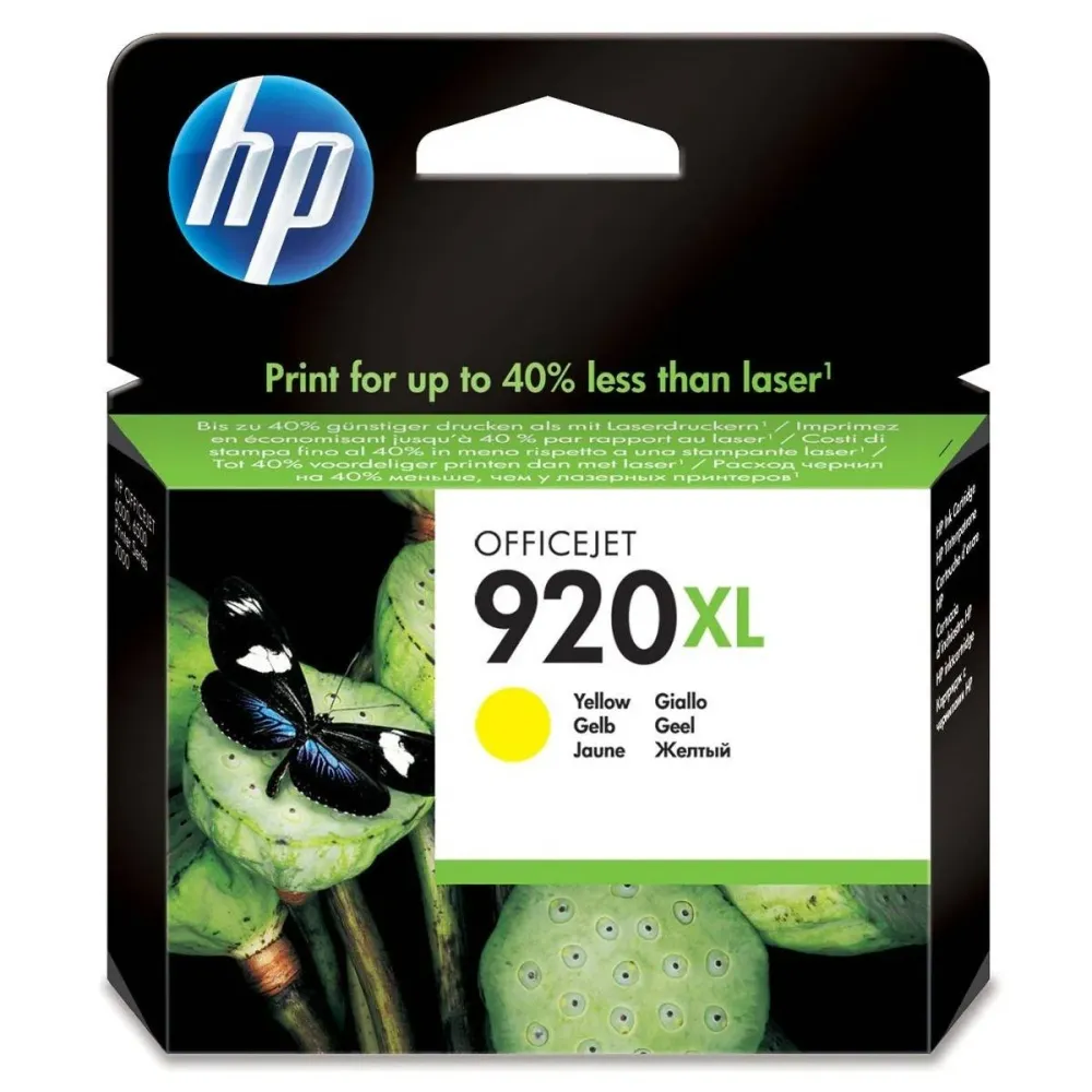 Tinteiro HP Original 920XL Amarelo de Elevado Rendimento