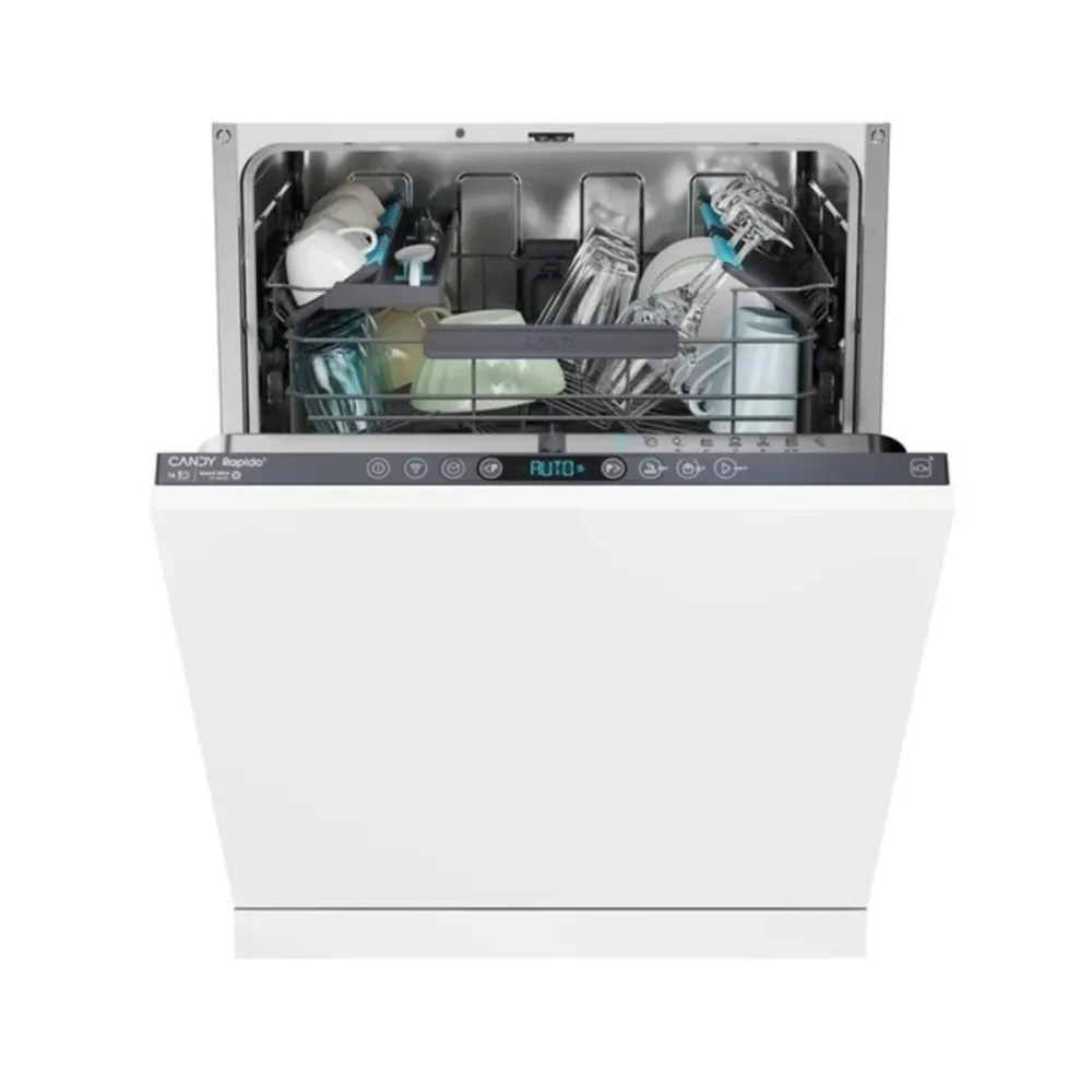 Maquina de Lavar Louça de Encastre Candy CI 4A2F0SA 14 Conjuntos Wi-Fi Bluetooth Branca