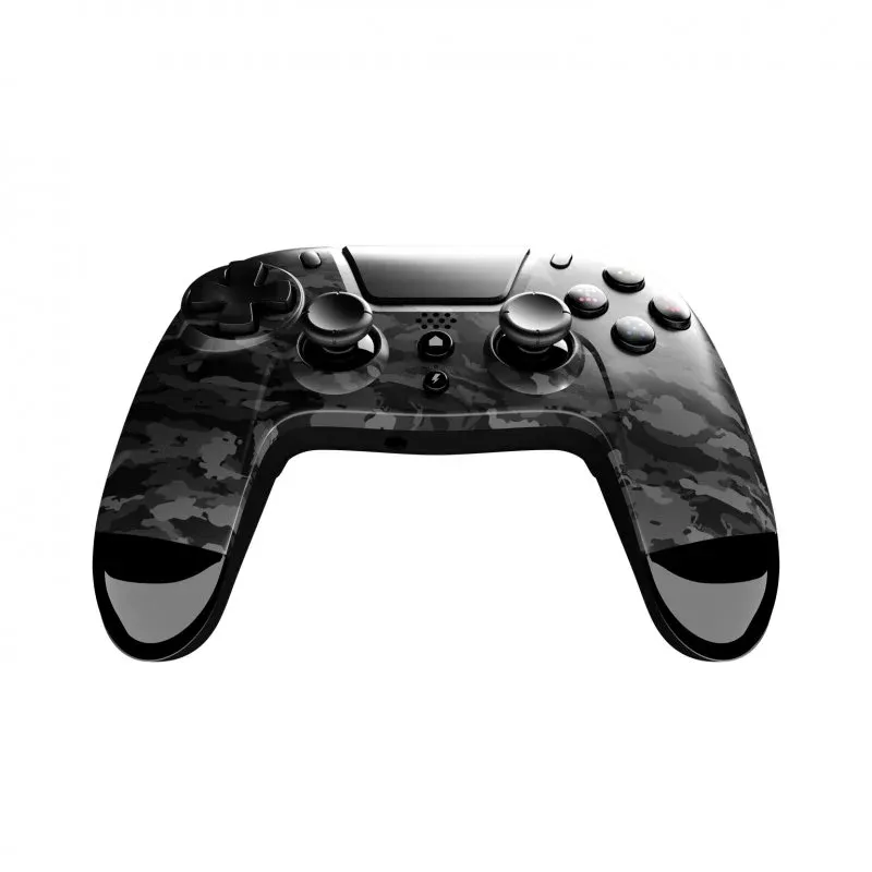 Gioteck VX-4 Comando Sem Fios Cinzento Camuflado para PS4 e PC