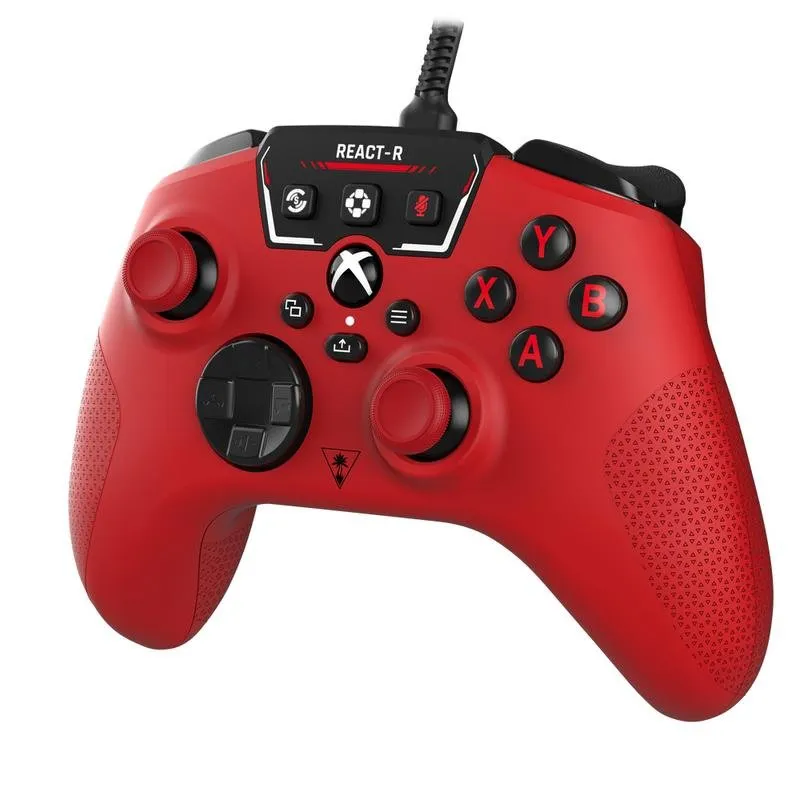 Gamepad Turtle Beach React-R Vermelho Compatível PC e Xbox Series X/S/One USB