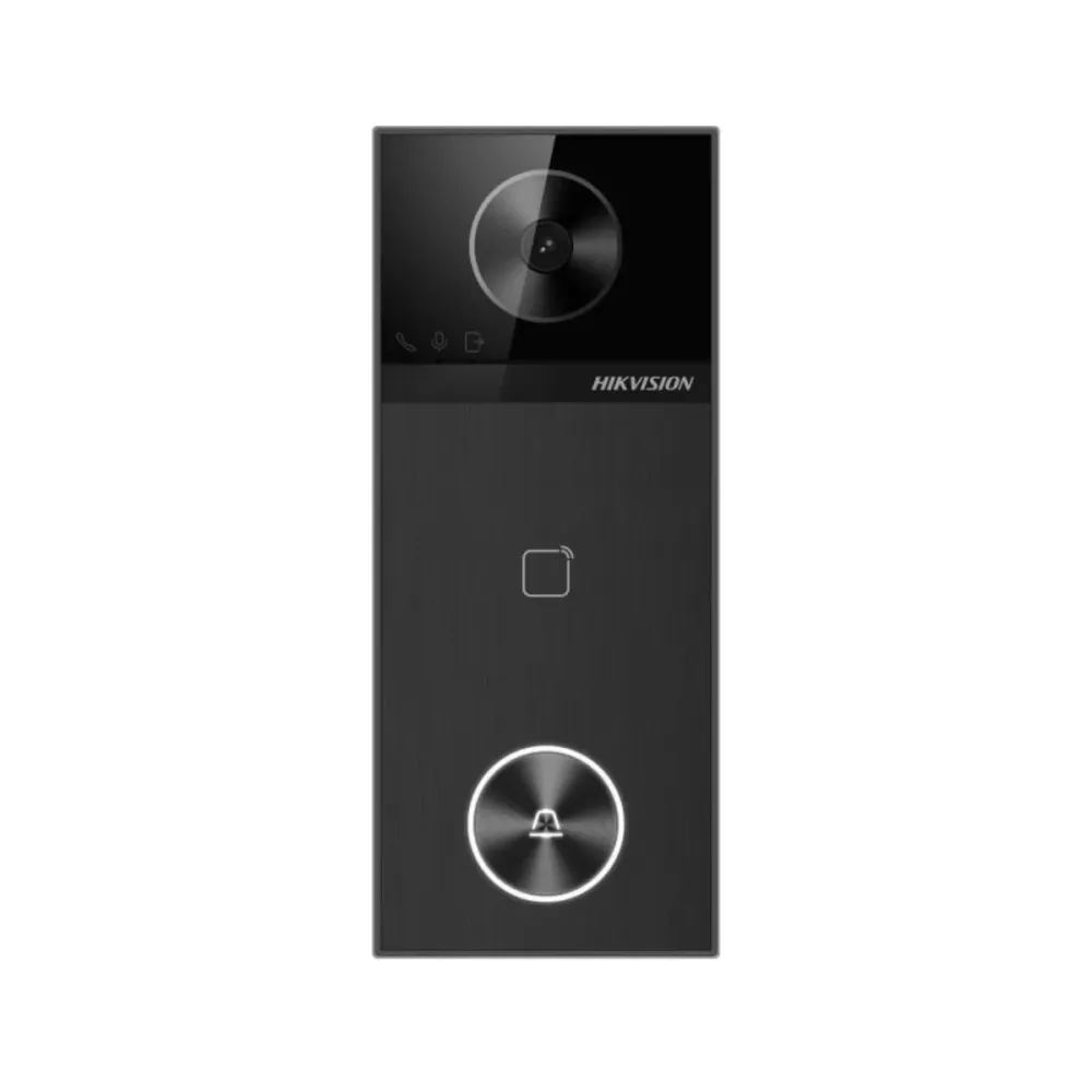 Vídeo Porteiro IP Hikvision 4MP Wi-Fi PoE IP65 - DS-KV6114-WBE1