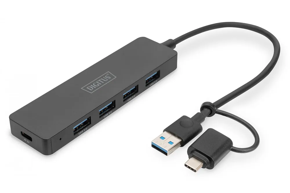 Digitus DA-70235 hub de interface USB 3.2 Gen 1 (3.1 Gen 1) DA-70235