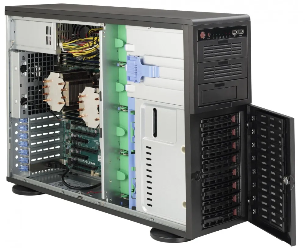 Supermicro 743AC-668B Full Tower Rack-Mountable CSE-743AC-668B