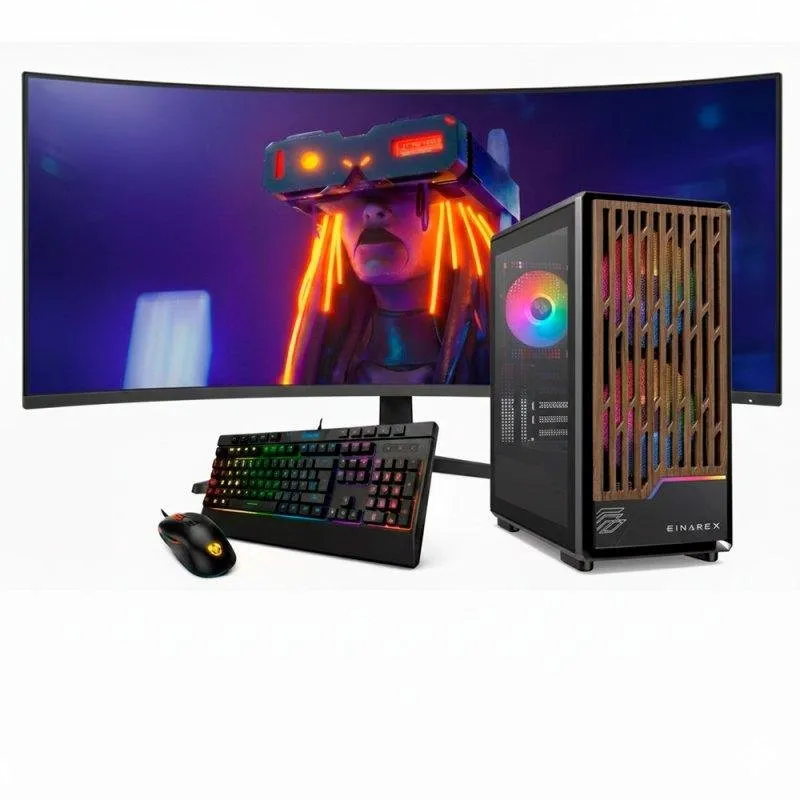 Desktop NeoPC Intel Core i9 14900KF 32GB 1TB SSD Windows 11 Pro RTX 5060 Monitor curvo QHD 34" 165Hz