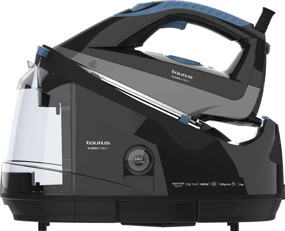 Ferro com Caldeira TAURUS Sliding X-Pro 7 (Pressão 7 bar - Jato de Vapor 140 g/min)