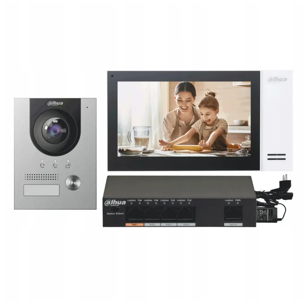Kit de Vídeo Porteiro Dahua Technology DHI-KTP01L(S)