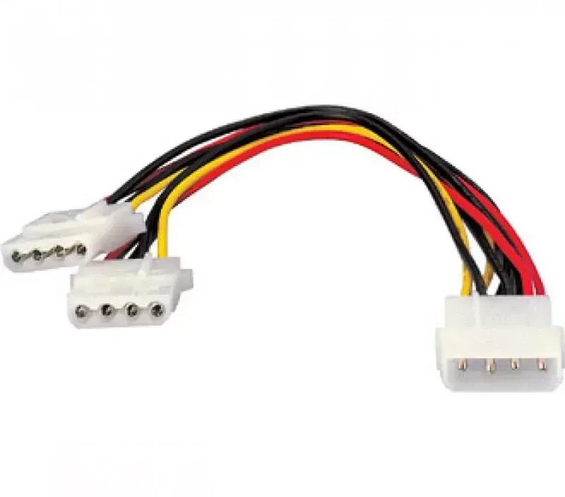 Cabo de alimentação interno EQUIP 1x5,25 Macho para 2x5,25 f (20 cm)