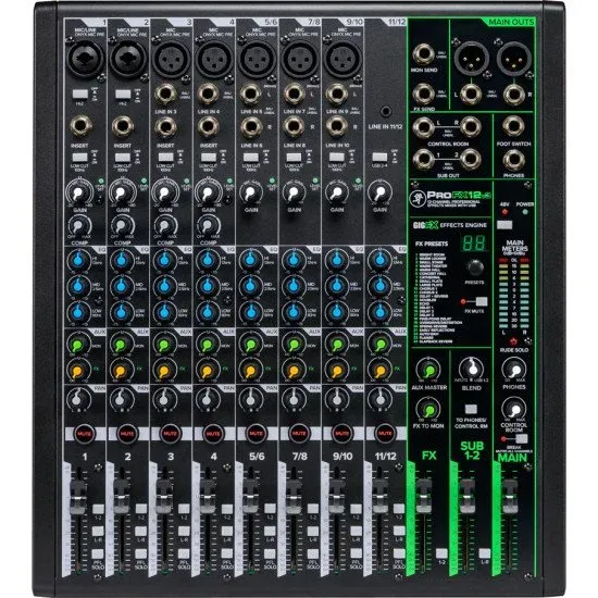 Mesa de Mistura Mackie ProFX12v3