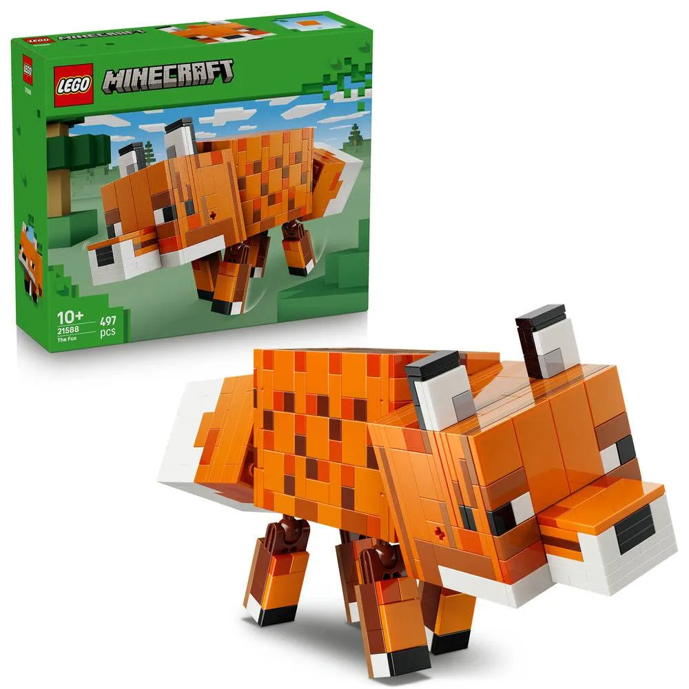 LEGO Minecraft: A Raposa | Idades 10+ | 497 Peças | Item 21588