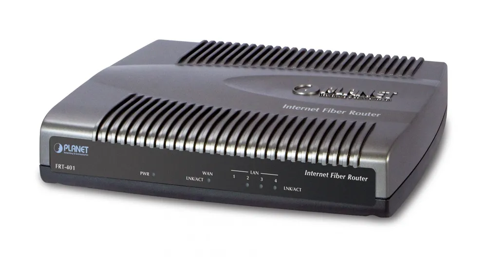 Advance Ethernet Home Router with Fiber Optic uplink (SC FRT-401