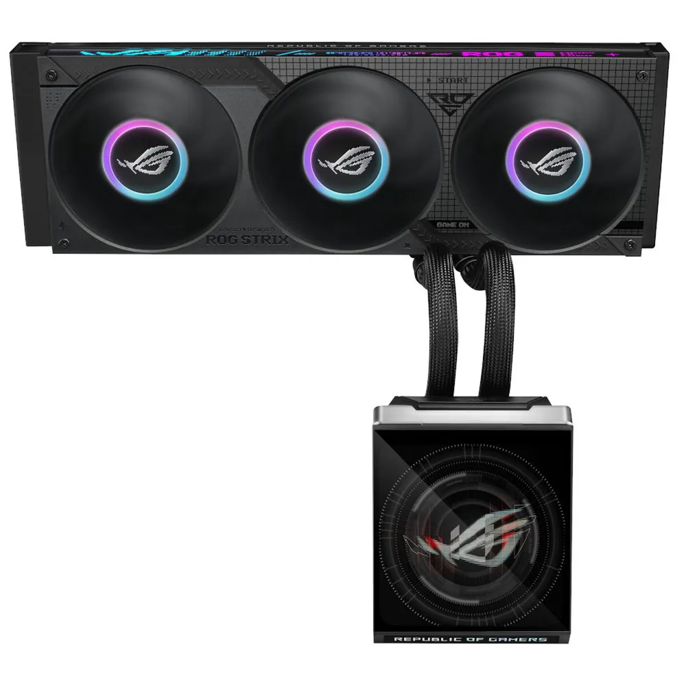 Water Cooler CPU ASUS ROG STRIX SLC IV LCD 360mm ARGB Preto