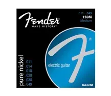 Jogo cordas guitarra elétrica Fender 150M Ball End 011-049